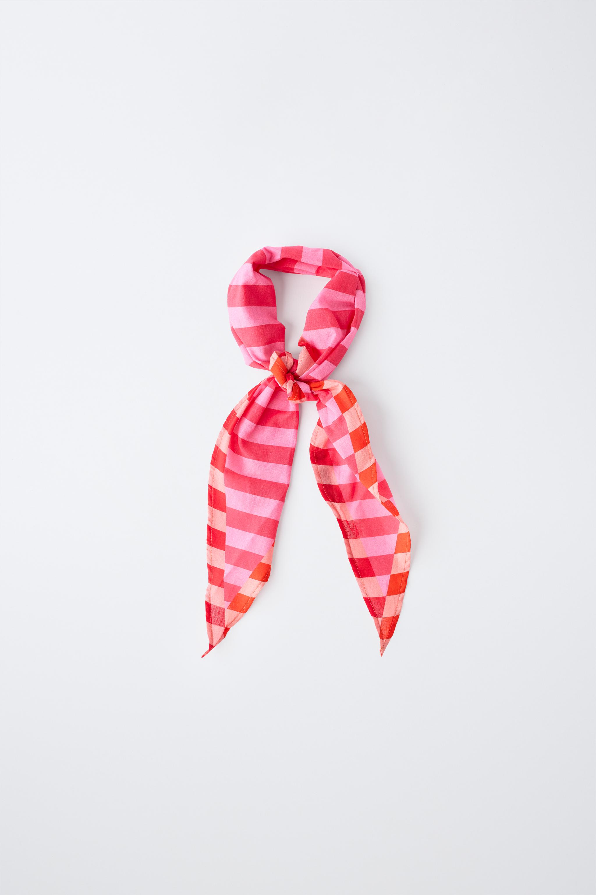 BANDANA À IMPRIMÉ RAYURES